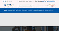 Desktop Screenshot of pmj-international.com